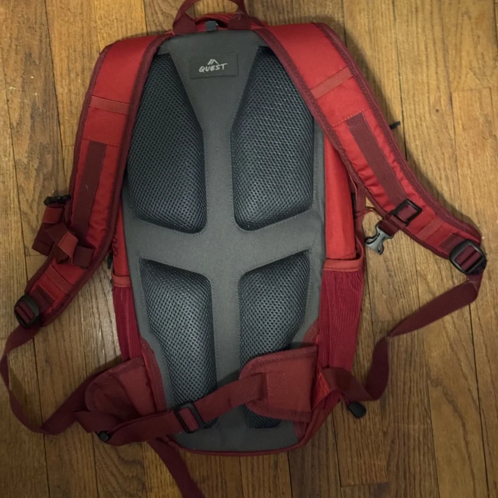 Quest Red Hydration Backpack